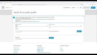 How to find out Scopus id of the research scholar  faculty member [upl. by Waligore372]