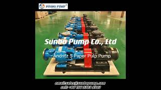 Andritz S Paper Pulp Pumps [upl. by Ahtennek]