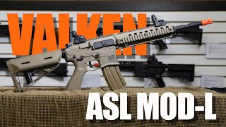 Valken ASL Mod L  LeftHanded Airsofter Friendly😄 [upl. by Hachmann]