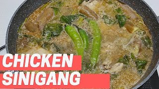 How to Cook Sinigang na Manok  Chicken Sinigang  Chicken Recipe [upl. by Memberg]