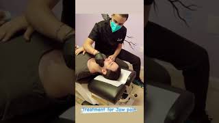 TMJ Pain Jaw pain treatment and adjustments Los Angeles Beverly Hills Chiropractor [upl. by Wildon]