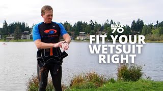 Blueseventy Wetsuit Tips Fit It Right  ProSwimwear [upl. by Enomsed478]