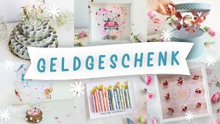 Kreative DIY Geldgeschenke originell verpacken für Hochzeiten Geburtstage amp Jubiläum  TRYTRYTRY [upl. by Katerine]