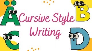 🍎Cursive Style Writing for Preschool  💃 Small Alphabets in Cursive  Alphabets in Cursive Letters🏠 [upl. by Spear]