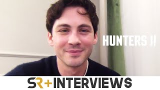 Logan Lerman Interview Hunters Season 2 [upl. by Ahsieken]