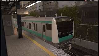 電車でGOはしろう山手Densha de GO E233系7000番台 休日 普通 10 両 1730【デイリールーレットミッション】 [upl. by Meihar]