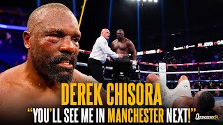 quotYoull see me in Manchester nextquot  Derek Chisora reveals next fight following win over Joe Joyce [upl. by Vassaux]