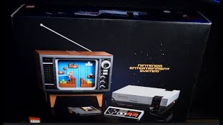 Lego Set  71374 Nintendo Entertainment System Speed Build Part 1 With Lets Watch This [upl. by Gnaht545]