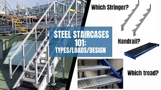 The Complete Guide to Steel Staircases Types Load Analysis and Design Essentials [upl. by Anavrin]