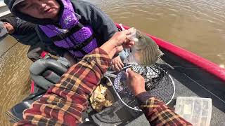 Clarks Hill Lake Fishing BASS amp STRIPERS [upl. by Frodin]