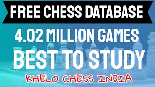 Free Chess Database  Save money dont buy Database CaissaDatabase ChessDatabase [upl. by Bum586]