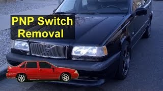 PNP Park neutral position switch replacement cleaning Error code P0705 Volvo 850 S70 etc  VOTD [upl. by Ahsiym119]