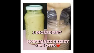 3 INGREDIENT HOMEMADE CHEEZY PIMIENTOPANG NEGOSYO RECIPEEASY TUTORIAL [upl. by Geoff]