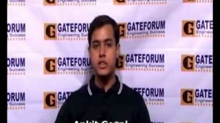 Gateforum for GATE Coaching Ankit Goyal AIR 1 EE [upl. by Nogras]