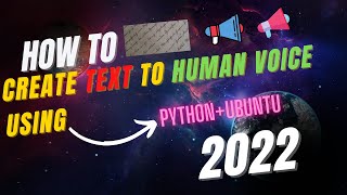 How to create Human Likewavenet Voices from Text Using python on Ubuntu [upl. by Nunnery]