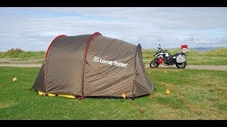 Motorcycle Tour to Norway  Lone Rider Mototent Tent Review  English Version [upl. by Edelman]