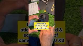 How to Install Sticky Lens Guards amp Screen Guard  Insta360 X3 Tutorial [upl. by Cherianne]