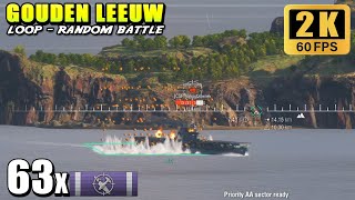 Cruiser Gouden Leeuw  Enemy CV devastated by airstrike [upl. by Aierbma644]