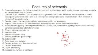 HETEROSIS breeding basics and its Genetic basis [upl. by Holt133]