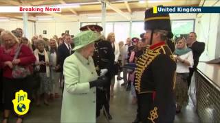 Queen Elizabeth visits Woolwich barracks Queen offers condolences over Lee Rigby murder [upl. by Yvor889]