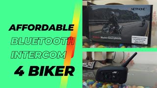 DISCOVERED BEST AFFORDABLE INTERCOM FOR BIKERS 20242025Bluetooth Intercom for all helmets [upl. by Annohsat]