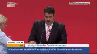 SPDParteitag  Rede Sigmar Gabriel am 14112013 [upl. by Lednam]