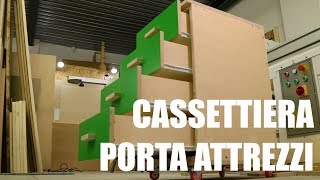 CASSETTIERA PORTA ATTREZZI  Progetto FAI DA TE  Festa del Bricolage [upl. by Yarvis]