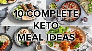 10 Easy Low Carb amp Keto Meal Ideas Side Dish Included [upl. by Blayze]