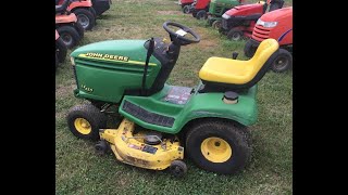 John Deere LX255 Lawnmower with 42quot Mower Deck [upl. by Halludba246]