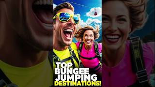 Top Bungee Jumping Destinations shorts bungeejumping extremesports adventuretravel [upl. by Eiwoh]