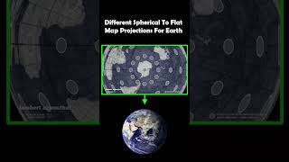 Different Spherical To Flat Map Projections For Earth [upl. by Cawley781]