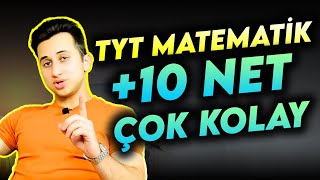 TYT MATEMATİK 1015 NET İÇİN EN KOLAY KONULAR [upl. by Eeresed]