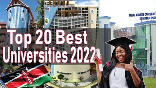 Ranked Top 20 Best Universities In Kenya 2022  Most Popular amp Most Beautiful Universities In Kenya [upl. by Giselbert]