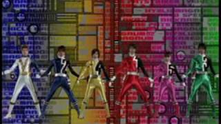 Dekaranger slideshow [upl. by Arbma]