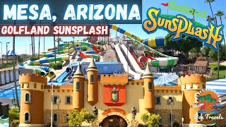 We went to Golfland Sunsplash In Mesa Arizona  Arcade Waterpark Miniature Golf amp Bumper Boats 🌵 [upl. by Leva414]