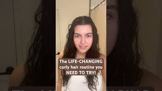 LIFECHANGING Curly hair routine 🤎 curlyhair curlyhairstyles curlyhairroutine hairstyles [upl. by Artenal]