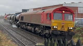 Hinckley station 2 class 6604466060 RHTT truck cleaner DB 3J91￼ [upl. by Afaw]