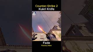 KUKRI KNIFE  Fade 2024  Factory New FN  Skin Showcase  Animation CS2 [upl. by Obediah848]