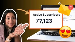 How I Built An Email List To Over 70k Subscribers in Less Than a Year How to Grow Your Email List [upl. by Noteloc539]