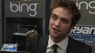 Rob Pattinsons Publicist Shuts Down Robsten Question  Interview  On Air With Ryan Seacrest [upl. by Kris317]