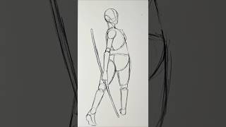 Drawing poses art sketch shorts tutorial drawingtutorial anime [upl. by Casteel]