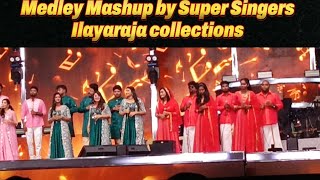 Ilayaraja medley mashup songs by super singers  finale performance trending vijaytelevision [upl. by Alolomo]