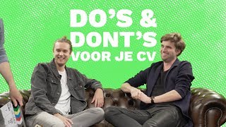 Sollicitatietips  Tips voor je cv  Dos amp Donts [upl. by Greysun]