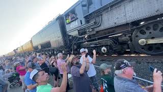 Big Boy 4014 Roseville CA Union Pacific Rail Yard [upl. by Ahsetel]