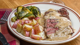 French Pepper Steak Steak au Poivre [upl. by Eneryt]