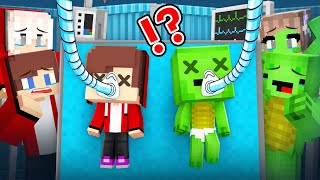 Baby JJ and Mikey Survive 24 Hours in the Hospital Challenge in Minecraft  Maizen [upl. by Martinez]