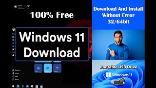 How to Download Windows 11 Free How to Make a Bootable USB of Rufus Bootable USB of Windows 11 [upl. by Gorges86]