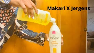 How To Mix Makari Glycerin Oil With Jergens For A Beautiful Glow [upl. by Sidoon]