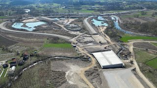 Tunel Munjino Brdo Prilipac i petlja Gorobilje Požega  dron snimak [upl. by Mintun324]