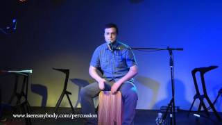 Tutorial Cajon  Jubilez criez de joie  Percussion amp Liturgie [upl. by Aruol665]